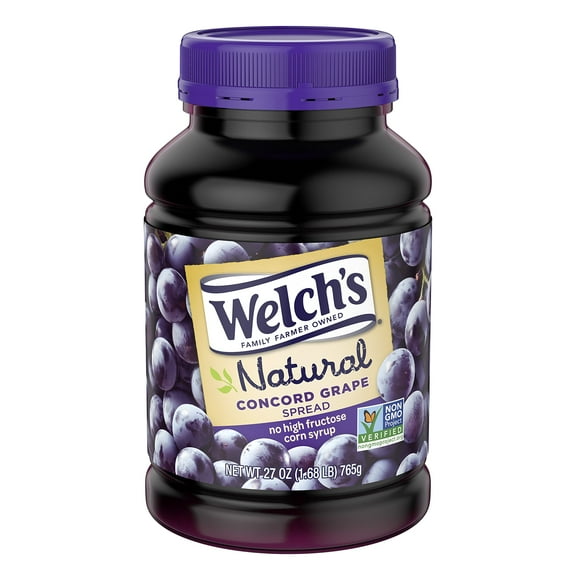 2X - Welch,S Natural Spread Concord Grape 27Oz