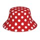 thumbnail image 1 of Balery Red Polka Dot Sombreros para el sol para hombre y mujer, sombrero de pescador con UPF 50+, 1 of 6
