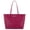 Hot pink, variant on Tote Bags for Women Purses and Ladies Handbags Medium Size Shoulder Bags with Zipper, Black