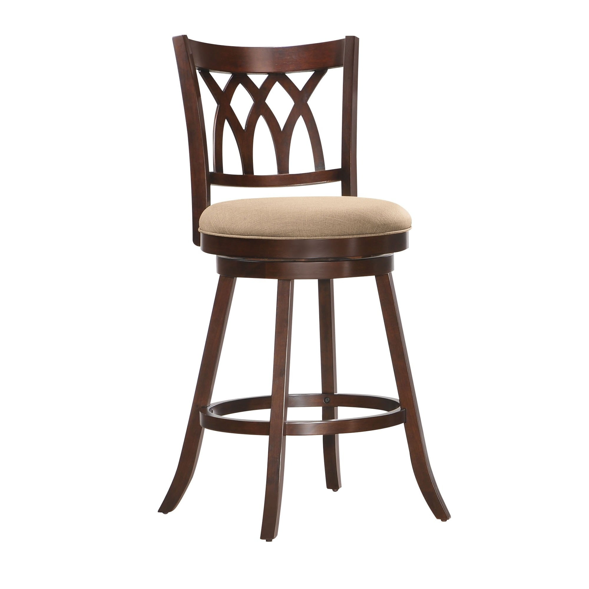 Acme Tabib Bar Chair With Swivel Cappuccino Com
