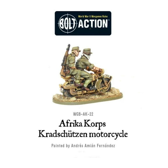 Warlord Games Kradschutzen Motorcycle New