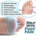 thumbnail image 3 of 2024 New Metatarsal Pads For Womend Men, 4pairs Ball Of Foot Cushions For Metatarsalgia Neuroma Mortons Neuroma Pads Atrophy Fast Edition A, 3 of 4