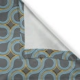 thumbnail image 6 of Ambesonne Modern Grommet Curtain, Twisted Tangled Lines, 50" x 54", Grey Marigold Pale Blue, 6 of 6