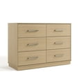 thumbnail image 2 of Graco Essentials 6 Drawer Nursery Double Dresser, Driftwood, 2 of 8