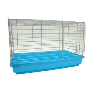 YML Dwarf Hamster or Mouse Cage with Color Accessories, Blue