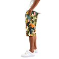 thumbnail image 5 of Mens Travel Pants Printed Drawstring Straight Pocket Workwear Shorts, 5 of 8