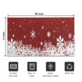 thumbnail image 5 of Red Christmas Snowflake Pattern Door Rugs,Washable Non Slip Door Mats Indoor,Decorative Door Mats,Entry Mat Indoor for Entrance,Bedroom,Kitchen,Bathroom,17"x30", 5 of 6