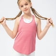 thumbnail image 5 of GYRATEDREAM Girls Halter Backless Tank Tops for Sports Workout Sleeveless Athletic Shirts 5-12 Years(Underwear not included), 5 of 11