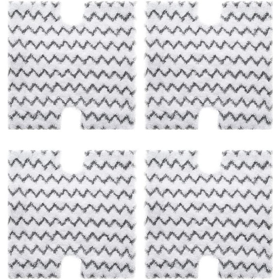 4PCS Replacement Pads for Shark Genius Touch Free Steam Mop Washable Lift Away S6001, S6002, S6003, S5001, S5002, S5003. S3973 Series