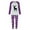 Purple-Dad, variant on Zwiiyzr Family Christmas Pajamas Matching Sets for Kids Parent Child Christmas Set Printed Home Clothes Pajamas Long Sleeved Jumpsuit Kid'S Style Purple-Kids