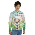 thumbnail image 4 of Chihuahua Hello Spring Time Flower Floral Nature All Over Print 3D Baseball Jacket Dog Lover Gifts Idea Bomber Jacket Softball - 02031, 4 of 6