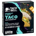 Taco Bell Crunchy & Soft Taco Dinner Kit with 6 Soft Tortillas, 6 Crunchy Taco Shells, Taco Bell