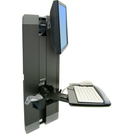 Ergotron 60-609-195 StyleView Vertical Lift for Patient Room (black)
