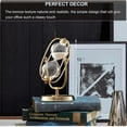 thumbnail image 3 of Hourglass Timer, Hog 60 minutes, Rice Metal Clock Glass Sandglas, 3 of 5