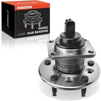A-Premium Rear Wheel Bearing and Hub Assembly with ABS & 5-Lug Compatible with Buick Cadillac Chevy Pontiac - 1991-2011 - Lesabre, Lucerne, Reatta, Allante, DTS, Seville, Malibu, with ABS