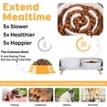 Elevated Slow Feeder Bowls HYZ01 Slow Down Food Bowl with Water Bowl