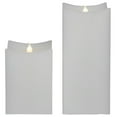 thumbnail image 6 of Northlight LED Flickering Flameless Wax Rectangular Candles - 8" - White - Set of 2, 6 of 7