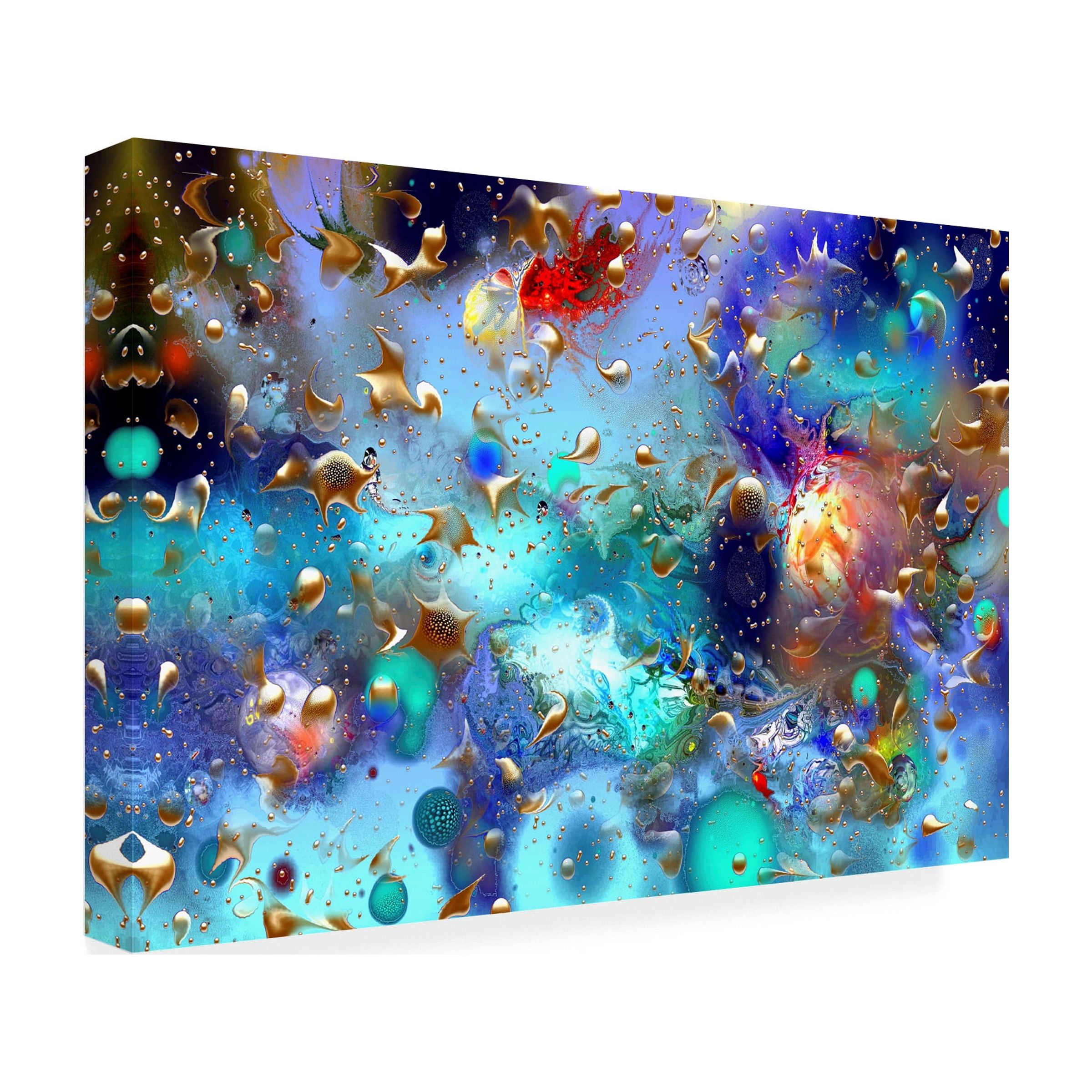 Natalia Rudzina 'Underwater Golden' Canvas Art