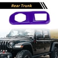 thumbnail image 3 of Unique Bargains 1 Pc Rear Trunk Lock Panel Cover Trim for Jeep Wrangler JL JLU 2018-2024 2 Door and Unlimited 4 Door Tailgate Lock Catch Latch Panel Trim Cover Purple, 3 of 6