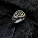 thumbnail image 1 of Anillos con patrón de Horus y Anubis de Los dioses egipcios para hombres, anillo ajustable de moda Punk Vintage, regalos de joyería, nuevo diseño, 1 of 4