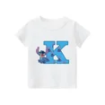 thumbnail image 3 of Nueva camiseta de algodón con letras ABCD de Stitch para niños, camisetas con combinación de nombres para niñas y niños, camisetas de dibujos animados Kawaii, ropa informal para niños, 3 of 5