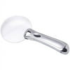 Carson Chrome Plated LED Lighted Rimless 2x Power Magnifier (MH-95)