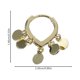 thumbnail image 2 of Houderco 1Par Pendientes De Dorados Para Mujer Con De Disco Material Resistente Y, 2 of 8