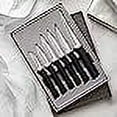 thumbnail image 2 of Rada Cutlery 6-Piece All-Star Paring Knives Gift Set with Quick Edge Sharpener, Black Handles, 2 of 4