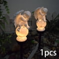 thumbnail image 3 of Solar Stake Angel LED Light Lighting for Garden Backyard Yard Patio Courtyard CUTICAT Luz de estaca, 3 of 8