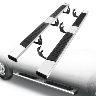 ONINE 6 Inch Chrome Running Boards Custom Fit 2019-2024 Dodge Ram 1500 New Body Crew Cab Aluminum Polished Side Step Nerf bar (Do Not Fit 2019-2023 Ram 1500 Classic)