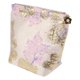 thumbnail image 1 of Ofertas Únicas 1 Pc Bolsa de Maquillaje Retro Jacquard para Mujeres para Viajes Vacaciones Tono Dorado Lila Lona Tono Dorado, Lila-Pequeña, 1 of 3