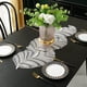 thumbnail image 1 of Camino de mesa largo estilo europeo | Diseño floral hueco estampado en PVC | Tapete aislante impermeable y antideslizante | Decoración de mesa de comedor resistente al calor de 89 x 30 cm, 1 of 5