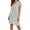 #058-Black, variant on TaTaai Women's Striped Lapel Collar Short Sleeve Midi Dress Loose Casual Stretch Linen Blend Dress for Commute Office Daily Wear Gift