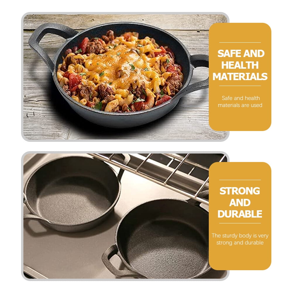 Soimiss 1Set Multi Function Frying Pan Safe Non Stick Pancake Pan for Daily Cooking