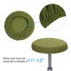 thumbnail image 3 of Cubierta de taburete de bar Uxcell de 11" Paquete de 4 Cubierta de cojín de taburete de 11"-14" Color chartreuse, 3 of 7