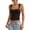 Cow Pattern #07, variant on Women's Polka Dots Corset Tops Y2k Sleeveless Square Neck Bustier Going Out Crop Tank Top Summer Slim Fit Tops XS