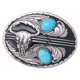 thumbnail image 5 of hebillas de cinturón para hombres Hebilla de Cinturón de Gema Vintage Cráneo Tribal Abrazadera de Cinturón de Aleación de Zinc de Vaquero Occidental - Turquesa Turquesa Magideal hebillas de cinturón para hombres, 5 of 7