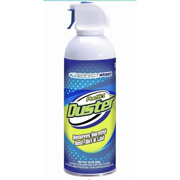 12x CANS Perfect Duster canned air for electronics Etc. - 10 oz Can