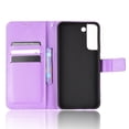thumbnail image 4 of SaniMore for Samsung Galaxy S24 PU Leather Case, Magnetic Closure Flip Wallet Cover with Wrist Strap Card Slot & Adjustable Kickstand All-Inclusive Protective Shell, Purple, 4 of 15