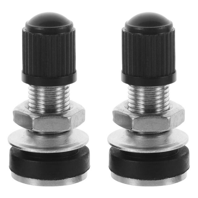 SHISUYAN 2pcs Tubeless Tire Valve Stem Replacement Copper Leak-Proof Car Tire Valve Stem Vehicle Accessory For Cars Motorcycles Bicycles