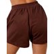 thumbnail image 4 of TRKIYQC Pantalones cortos de estilo suelto para mujer, pantalones de chándal elásticos de cintura alta de color sólido con bolsillos, negro/blanco/beige/marrón TRKIYQC perder, 4 of 5