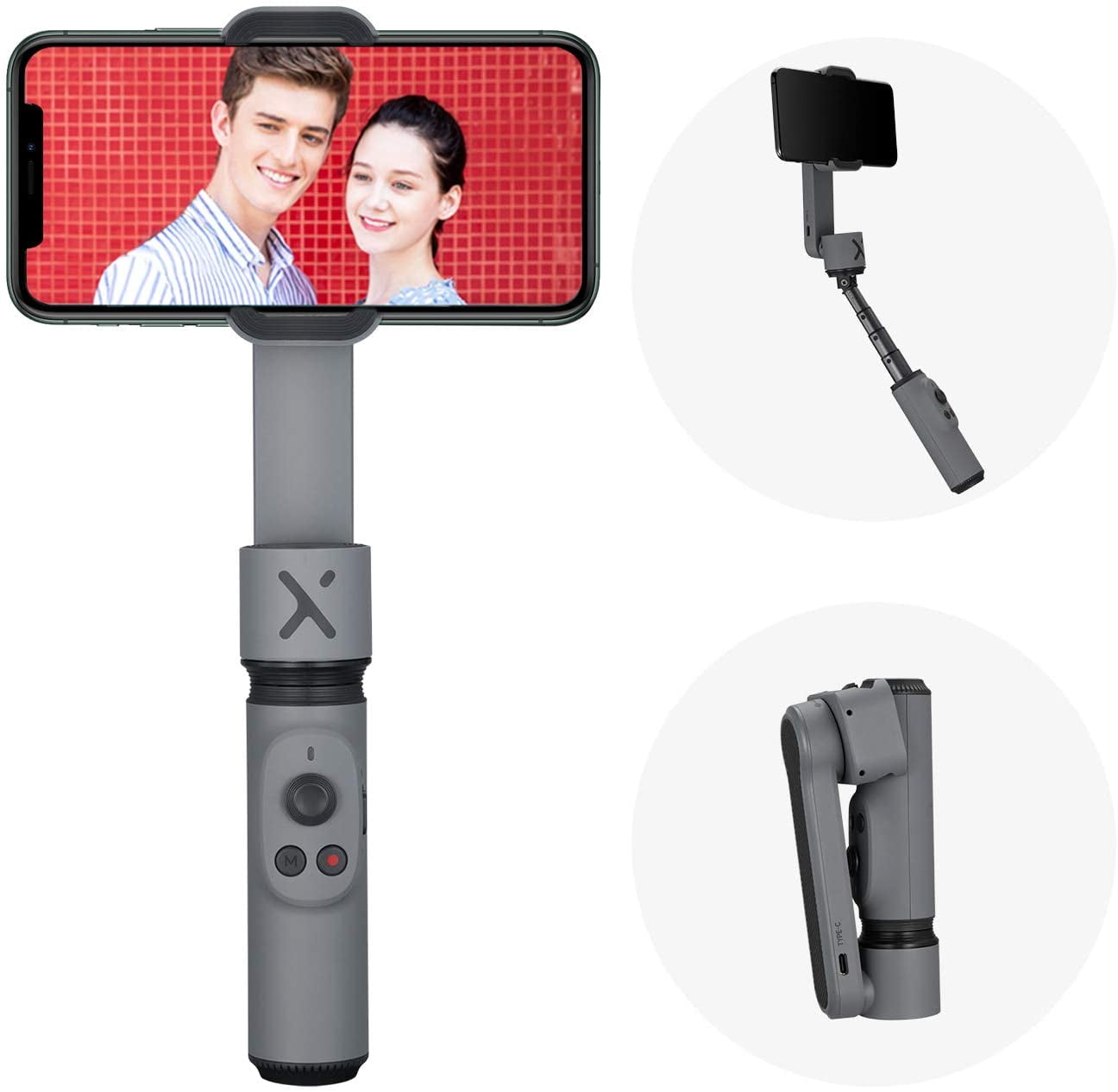 ZHIYUN SmoothX Gimbal Stabilizer for iPhone Smartphone, Extendable