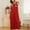 Red, variant on Juslio Nightgowns for Women Plus Size Lace Nightgowns for Women Comfortable Long Nightgowns