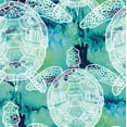 thumbnail image 4 of Millie Loves Lily Female Turquoise Tie-Dye Turtle Ruffle-Accent One-Piece Swimsuit, Size 2-10, 4 of 6