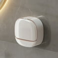 thumbnail image 2 of Soap Holder Dish Shower, Bar Soap Holder with Drainage, Self Draining Soap Holder, Wall Mounted Soap Box Tray Container for Bathroom, Bathtub Kitchen Sink, 1 Pcs, 4.72x1.96x4.52", 2 of 9