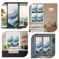 thumbnail image 6 of Abstract Marble Texture Window Privacy Film Gradient Mountain Green Forest Art Decorative Glass Window Film UV Blocking Static Cling Non-Adhesive Sticker Covering for Home Door 23.6 x 59 inches, 6 of 8