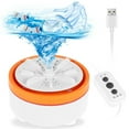 thumbnail image 1 of Portable Mini Washing Machine 27W Mini Turbine Washing Machine with 3 Timing Modes USB Powered Mini Turbine Washer with Suction Caps 4.7 Inch Diameter Mini Washer for Travel Home Underwea, 1 of 10