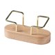 thumbnail image 2 of Tarjetero de Madera Maciza de Alta Gama | Decoración para Oficinas y Restaurantes | Beige | 11,8 X 5,7 X 4,7 Cm | 1 Unidad, 2 of 6