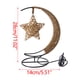 thumbnail image 3 of Fiudx Lámpara Decorativa Led, Diseño de Cuerda Enrollada a Mano, Caña de Alambre de Cobre En Forma de Estrella, Luz Cálida, Ahorro de Energía Ecológico, Decoración Del Hogar, Regalo Perfecto, Base de, 3 of 7