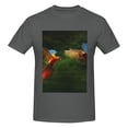 thumbnail image 4 of Bingfone Hybrid Parrot In The Forest Men'S Loose Fit Short-Sleeve Pocket T-Shirt, 4 of 7